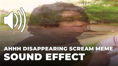 Ahhh Disappearing Scream Meme Sound Effect Download For Free Mp3
