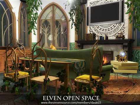 Elven Bedroom Furniture Sims 4 Cc