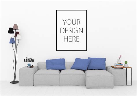 Room Canvas Free Mockup Free Living Room Canvas Mock Up Styled Stock