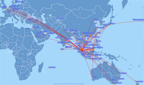 Malaysia Airlines Route Map Diane Hardacre