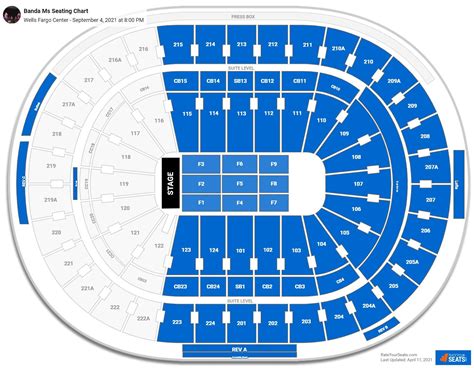 Wells Fargo Center Seating Charts For Concerts