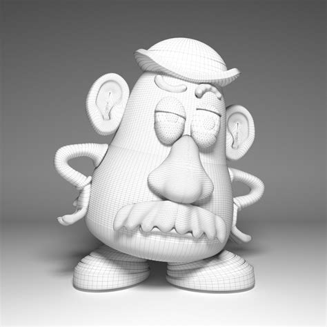 Mr Potato Head Toy Story Cg Textures In 3d Renders 3dexport