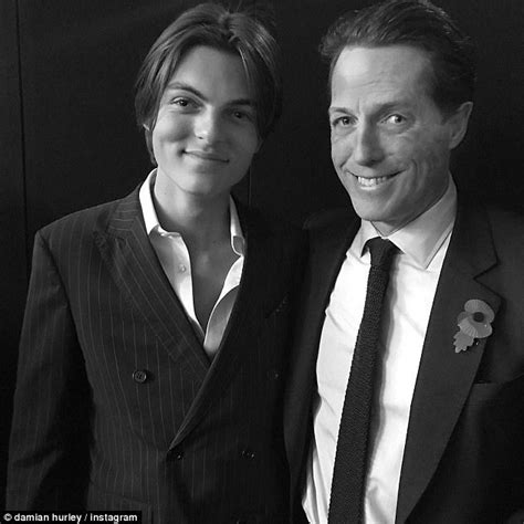 Damian Hurley Bonds With Uncle Hugh Grant At Premiere Daily Mail Online