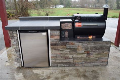 Outdoor Kitchen For The Traeger Pellet Grill Modular Outdoor Kitchens
