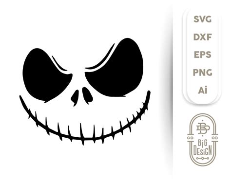 216 Jack Skellington Face Svg Download Free Svg Cut F