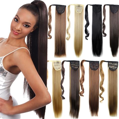 Hot Selling 24inch 60cm 145gpcs Fashion Ponytail Hairpieces Braid