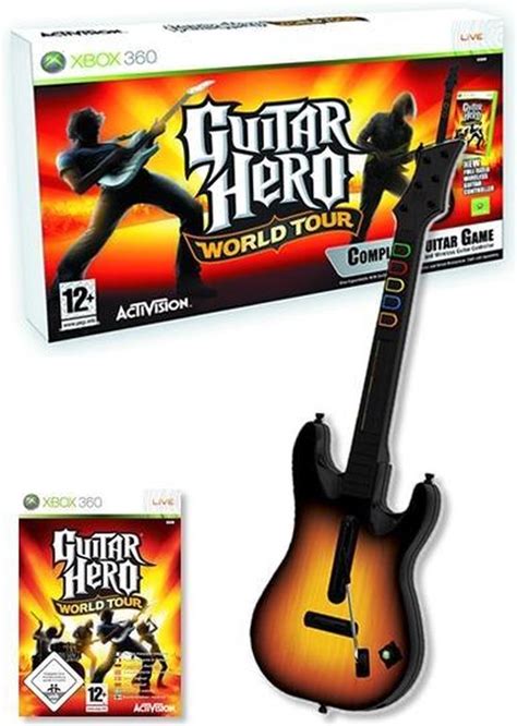 Guitar Hero World Tour Xbox 360 Gitaar Bundel Games