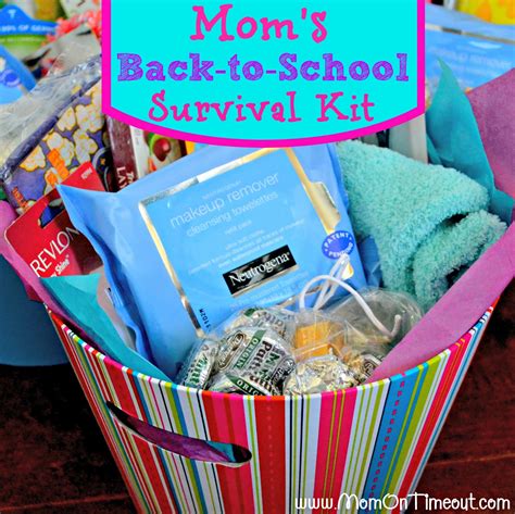 Moms Back To School Survival Kits T Idea Mom On Timeout
