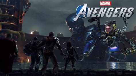 Marvels Avengers Modok Activates The Kree Sentinel 1080p Youtube