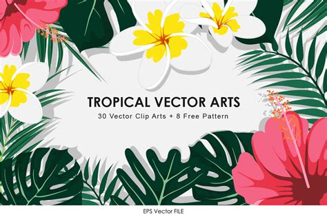 Tropical Vector Arts Graphic By Suryalesmana999 · Creative Fabrica