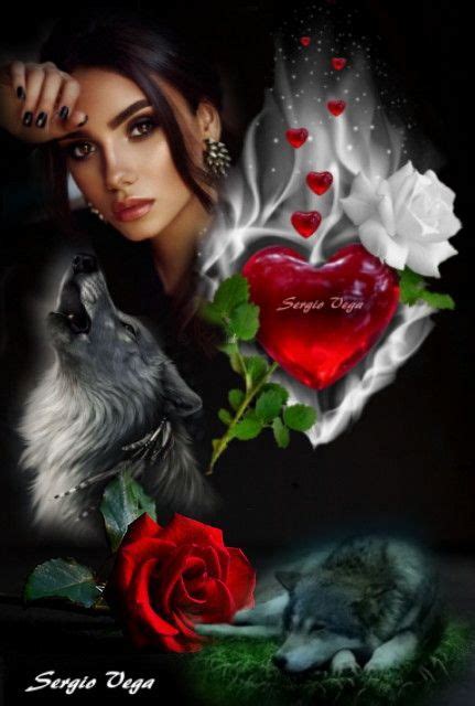 Wolf Art Fantasy Fantasy Art Women Lobos  Beautiful Art Pictures