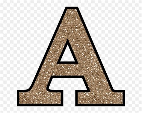 Alphabet Rose Gold Glitter Letters Ananot1