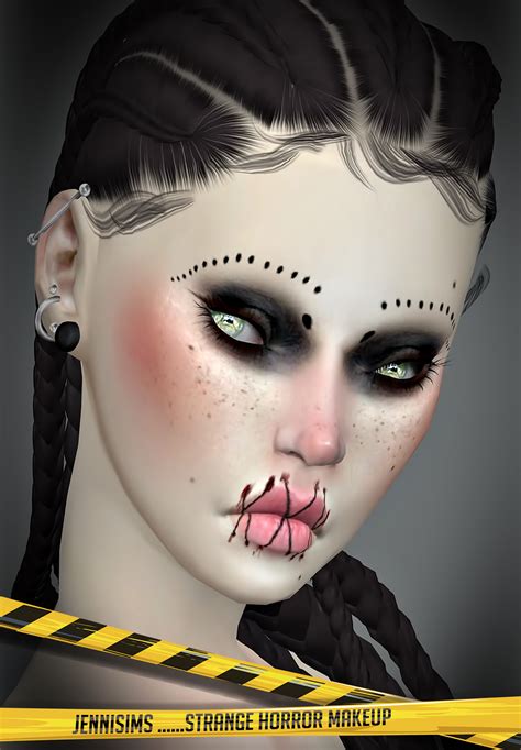 Downloads Sims 4makeup Eyeshadow Strangehorror 14 Swatches Jennisims