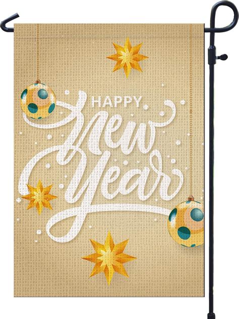 Top 9 Happy New Year Garden Flags 12x18 Double Sided Home Gadgets