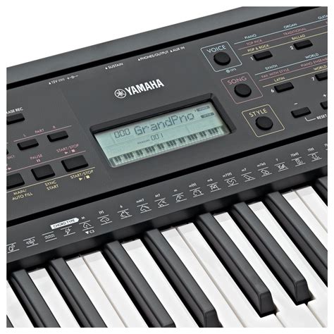 Yamaha Psr E273 Portable Keyboard Black At Gear4music