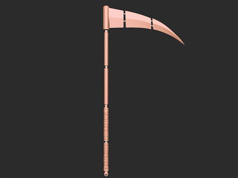 Stl File Naruto Madara Scythe Weapon 🔫・3d Printable Model To Download・cults