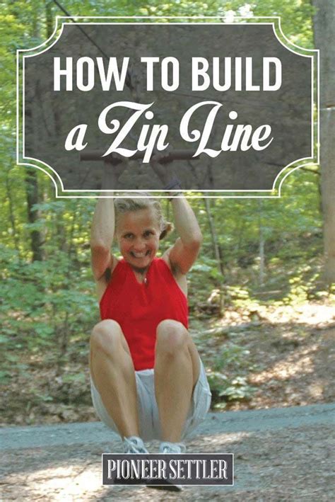 If it is hot where you are and looking for a fun diy project that can be used outside to. How to Build a Zip Line on Your Homestead | Diy zipline, Zip line backyard, Fun outdoor activities
