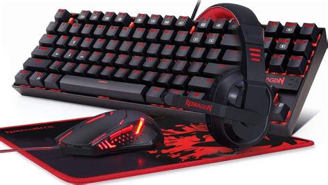 Redragon K552 Bb Gaming Keyboard And Mouse Large Mouse Pad Pc Gaming