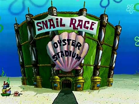 Spongebob The Great Snail Race Announcer
