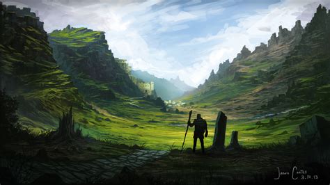 We cannot represent the continuous arc in the raster. celtic landscape - Google Search | Fantasy landscape, Landscape concept, Landscape illustration