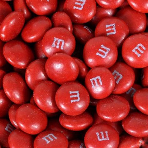 Red Ms Chocolate Candy 1199pound Approximately 390 Pieces Per