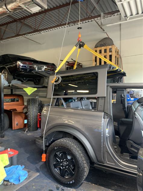 Hard Top Removal And Hoist Questions Bronco6g 2021 Ford Bronco