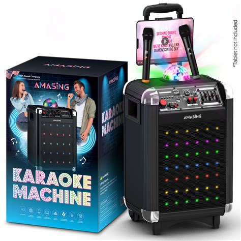 Amasing Karaoke Machine Bluetooth Portable Pa Speaker System 2