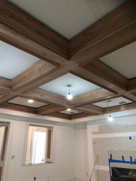 Venturas Carpentry 2019 Coffered Ceiling Highland Md Trim