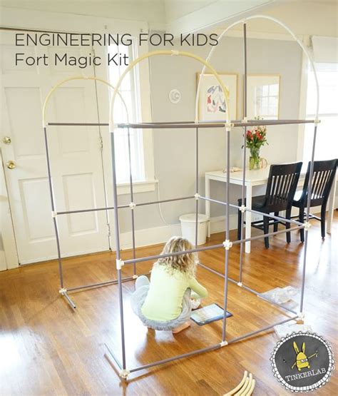 Kids can build unlimited fort designs with a single fort building kit for kids! Engineering for Kids | Fort Building Kit | TinkerLab | Kids forts, Kids fort building kit, Fort ...