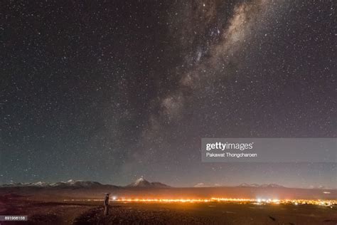 Milky Way Over Atacama Desert Chile High Res Stock Photo Getty Images