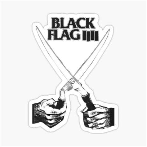 Vintage Black Flag Sticker For Sale By Aldosrene Redbubble