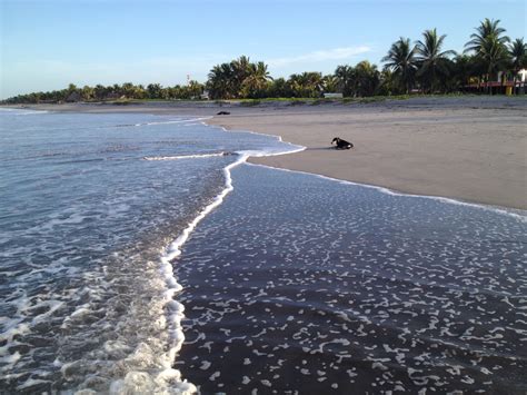 Costa Del Sol Costa River Beach Outdoor Sun El Salvador Places