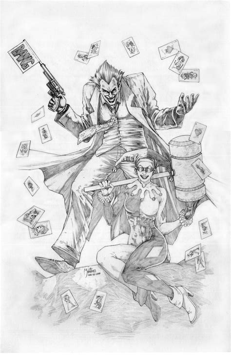 Joker And Harley Commission By Werder On Deviantart Joker And Harley