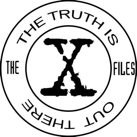 X Files The Truth Is Out There Stickers By Nerdywarehouse Redbubble