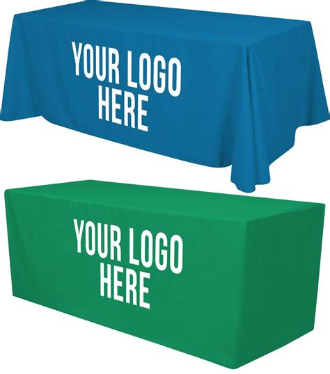 Custom Tablecloth With Logo Company To Boost Your Booth Table Covers