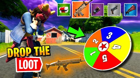 Mystery Wheel Drop The Loot Challenge In Fortnite Youtube