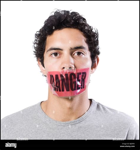 Person With Tape Over Mouth Hi Res Stock Photography And Images Alamy