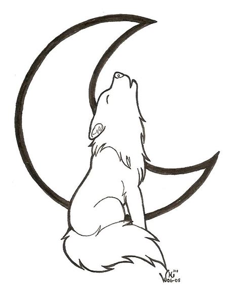 I was trying to draw a scene from our rp but then did this little random thing instead. holwing wolf | Craft Ideas in 2019 | Pinterest | Wolf ...