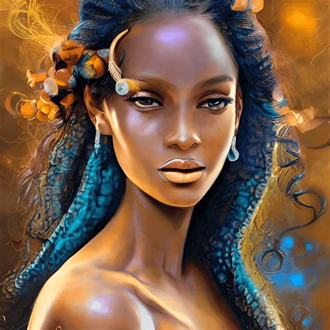 Beautiful Caramel Skin Tone East African Woman Creative Fabrica