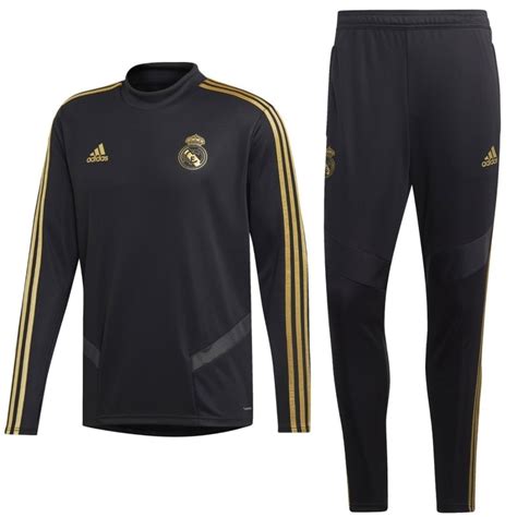 Adidas real madrid präsentationsanzug trainingsanzug set fußball gr. Real Madrid Technical trainingsanzug 2019/20 schwarz ...
