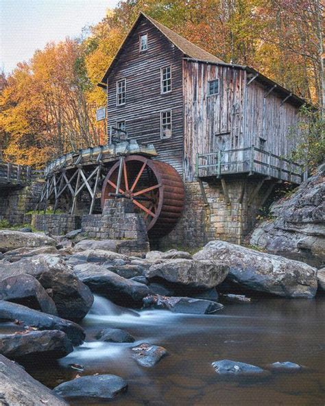 Glade Creek Grist Mill Glade Creek Grist Mill Windmill Water Water