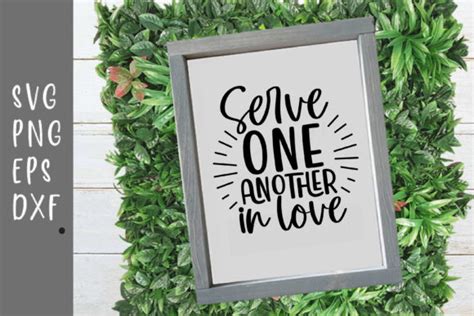 Serve One Another In Love Graphic By Designtwits · Creative Fabrica