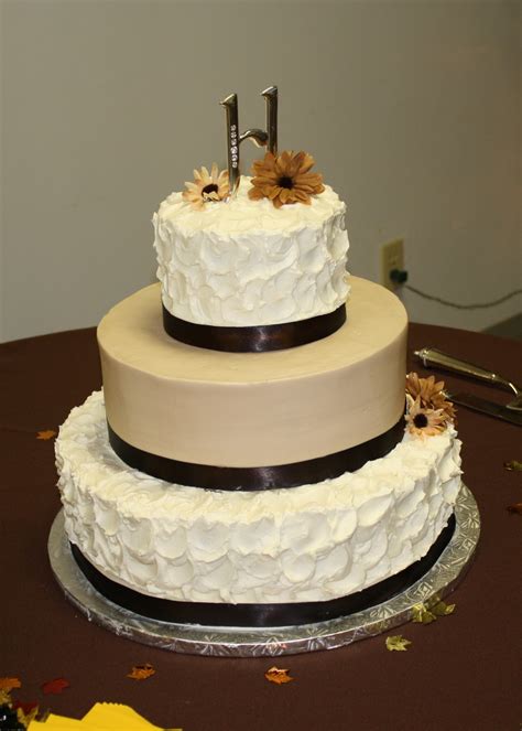 Red Velvet Fall Wedding Cake CakeCentral