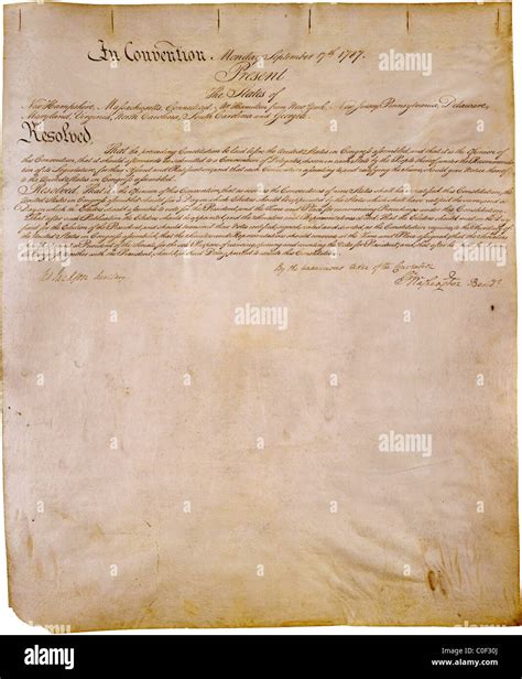 Us Constitution Hi Res Stock Photography And Images Alamy