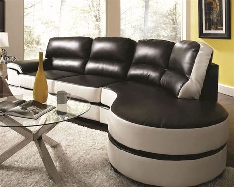 Enjoy free shipping on most stuff, even big gently sloping curves and plush chaise cushion create a favorite lounging spot. Coaster One-Arm Sectional Sofa w/ Round Chaise Reese CO-503630