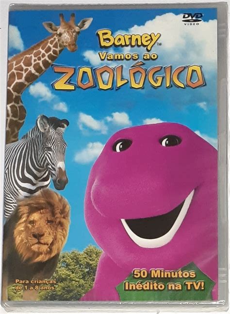 Dvd Barney Vamos Ao Zoológico Lacrado Parcelamento Sem Juros