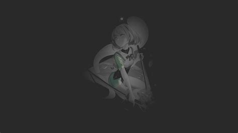 Anime Manga Anime Man Illustration Fan Art Dark Background Selective Coloring Texture