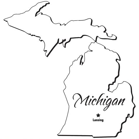 Printable Michigan Map Printableall