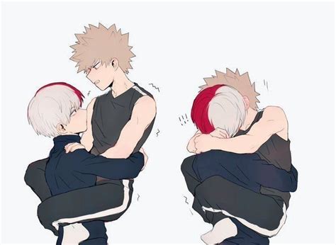 Two Anime Characters Hugging Each Other