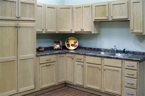 Unfinished Oak Kitchen Cabinets - Home Furniture Design
